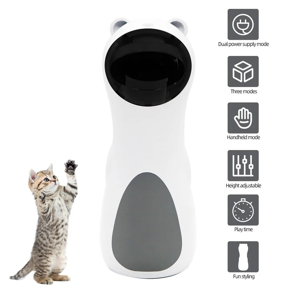 Pawfect Laser Chase – Automatic Interactive Cat Laser Toy (USB/AA Powered)