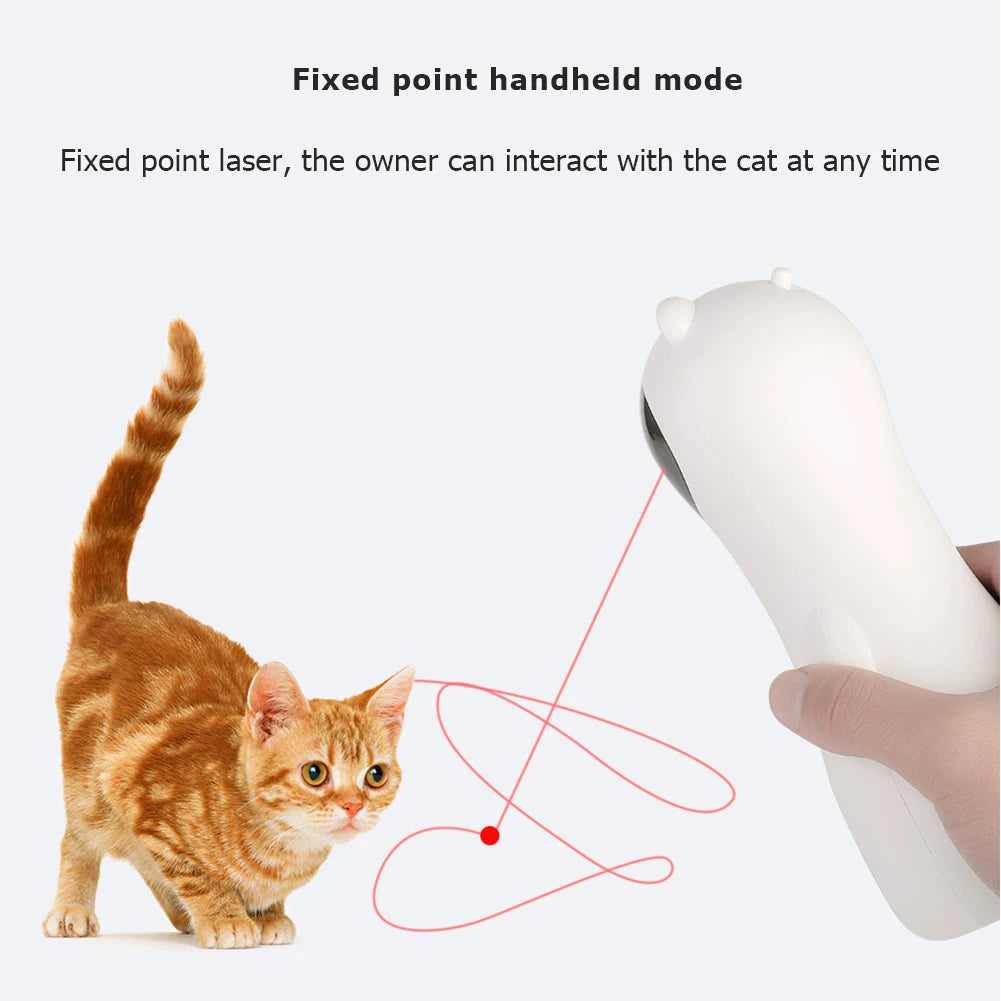 Pawfect Laser Chase – Automatic Interactive Cat Laser Toy (USB/AA Powered)