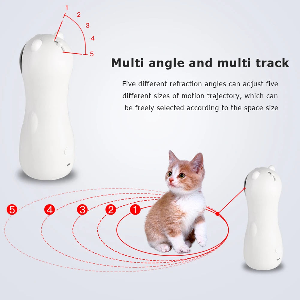 Pawfect Laser Chase – Automatic Interactive Cat Laser Toy (USB/AA Powered)