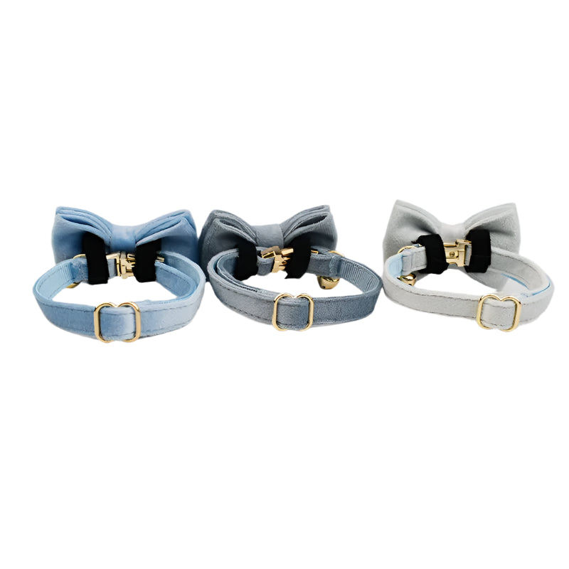 Pawfect Velvet Cat Collar - Matching Bowtie Available