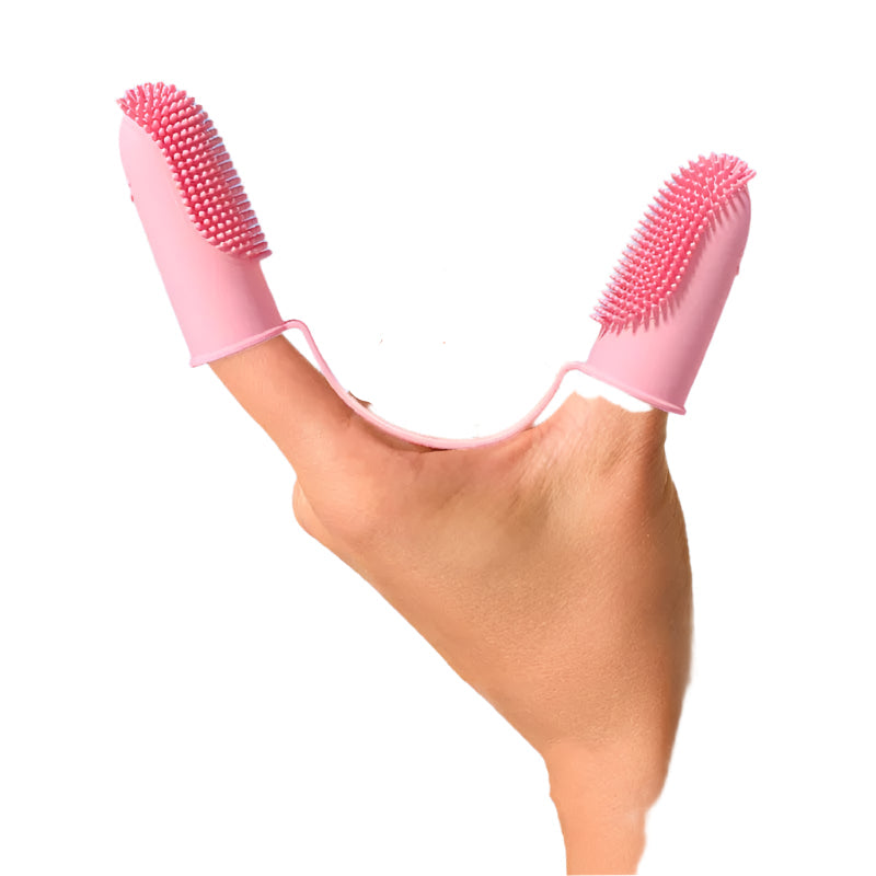 Pawfect Textured Silicone Finger Toothbrush