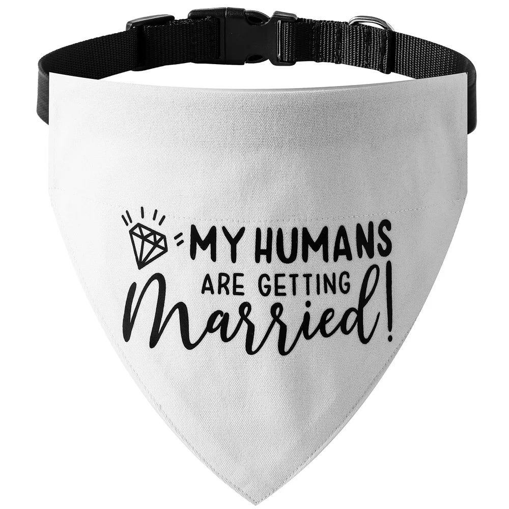 Pawfect Wedding Themed Dog Bandana