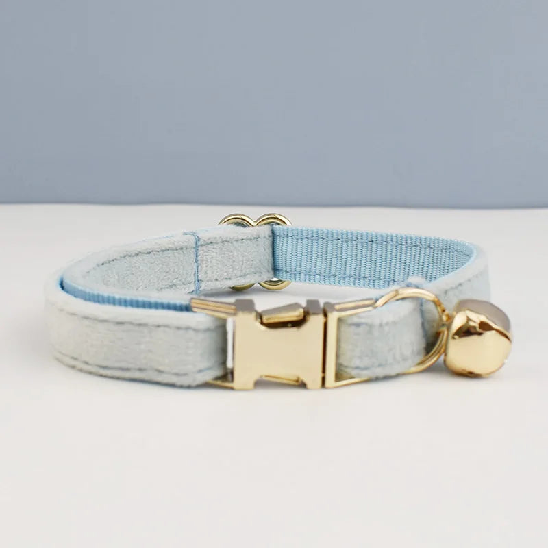 Pawfect Velvet Cat Collar - Matching Bowtie Available