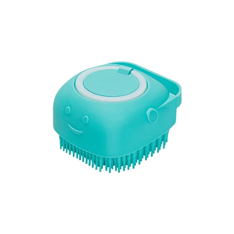Pawfect Pet Bathing & Massage Brush with Shampoo Dispenser