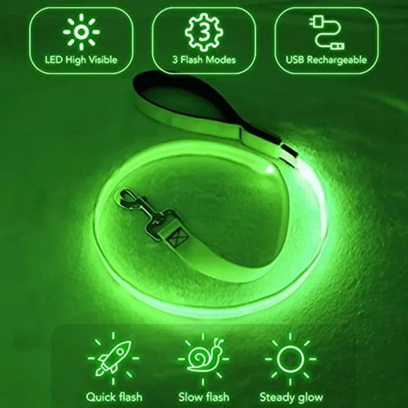 Pawfect LumiLeash - USB Rechargeable LED Dog Leash