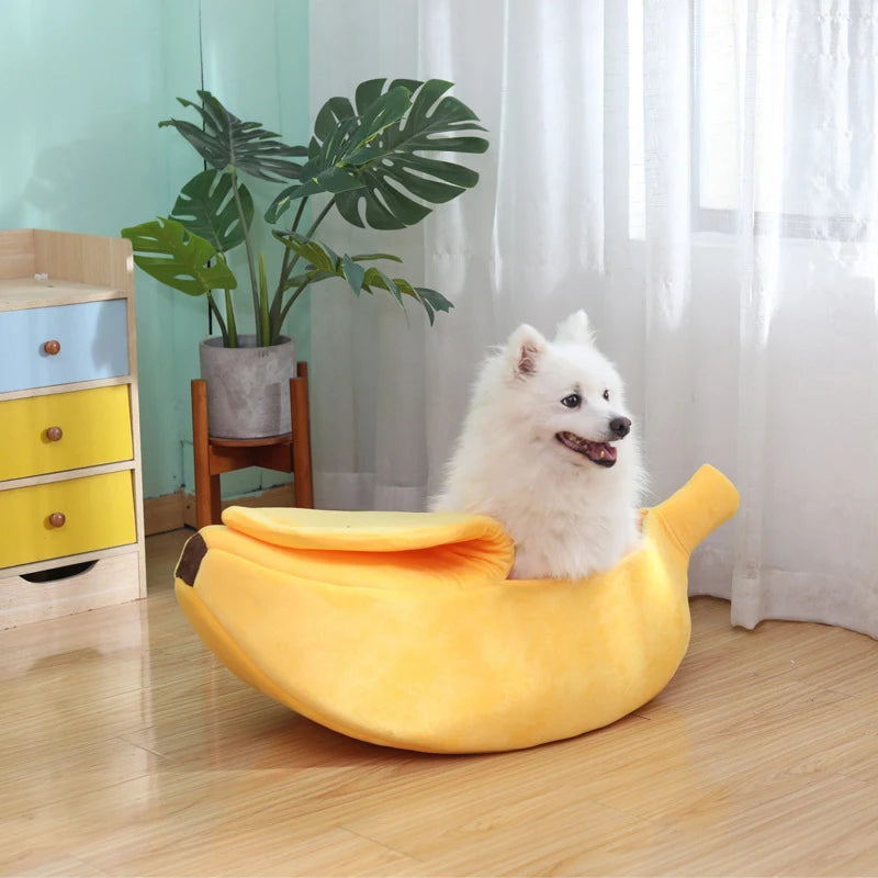 Pawfect Banana Bed