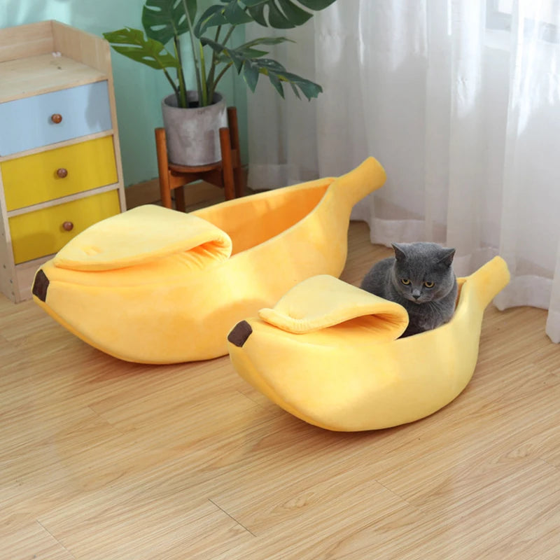 Pawfect Banana Bed