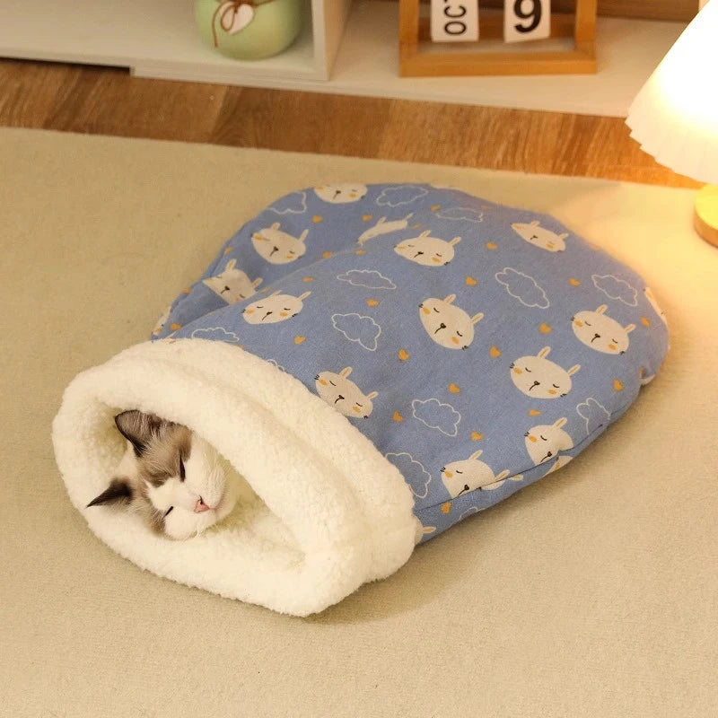 Pawfect Self-Heating Cat Sack Bed