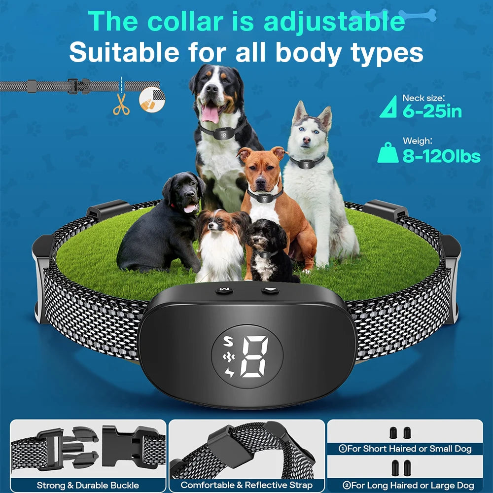 2025 Smart Anti-Bark Dog Training Collar
