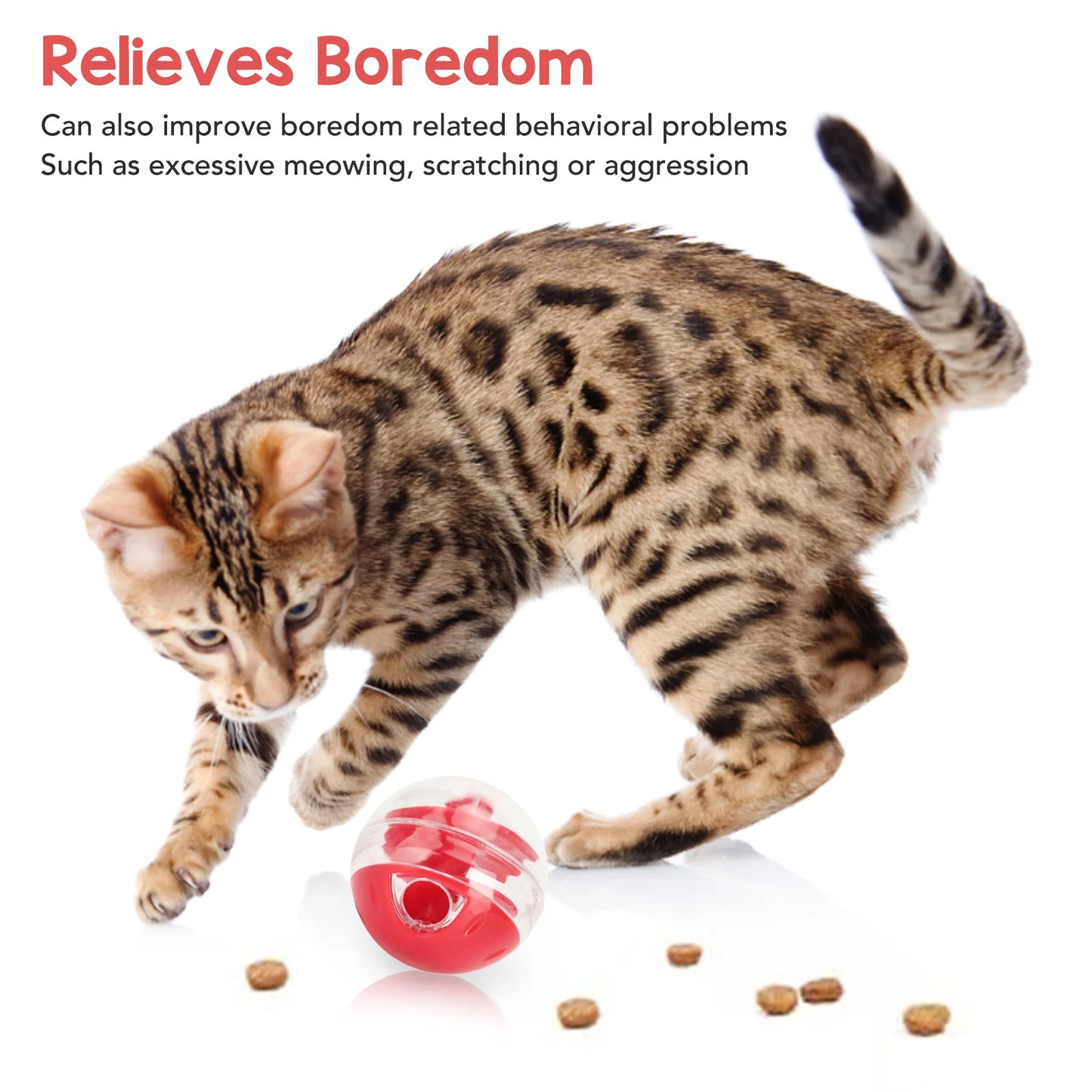 Pawfect Treat Dispensing Cat Puzzle Ball