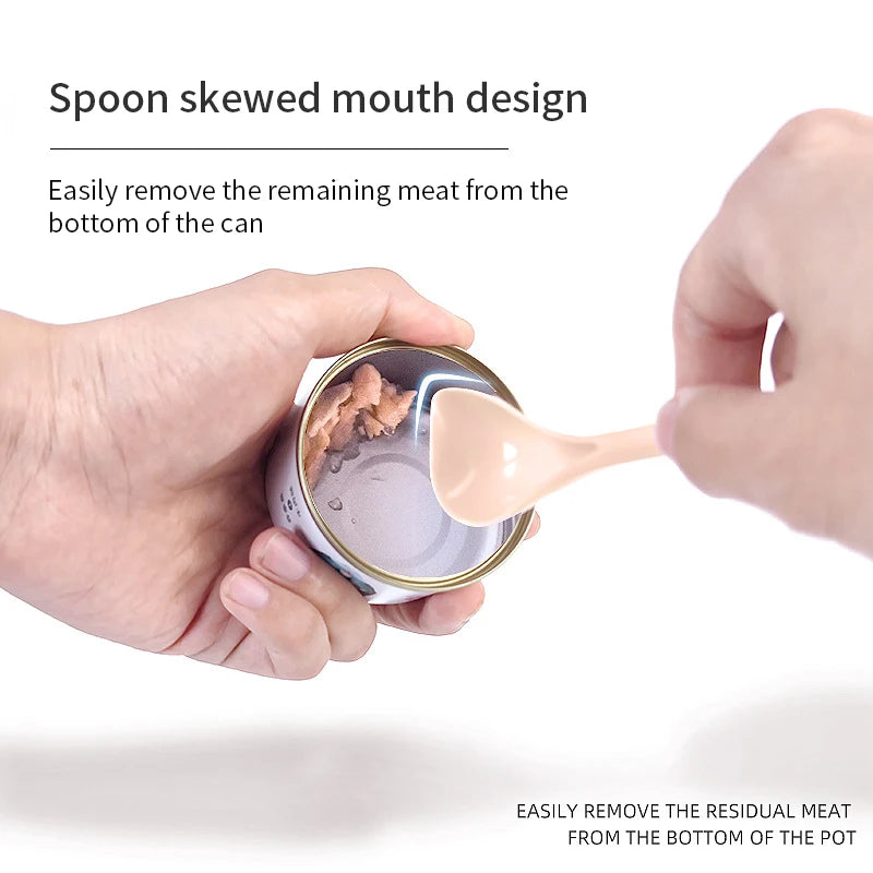 Pawfect Pet Can Lid & Spoon Set – Silicone 3-Ring Lid with Matching Feeding Spoon