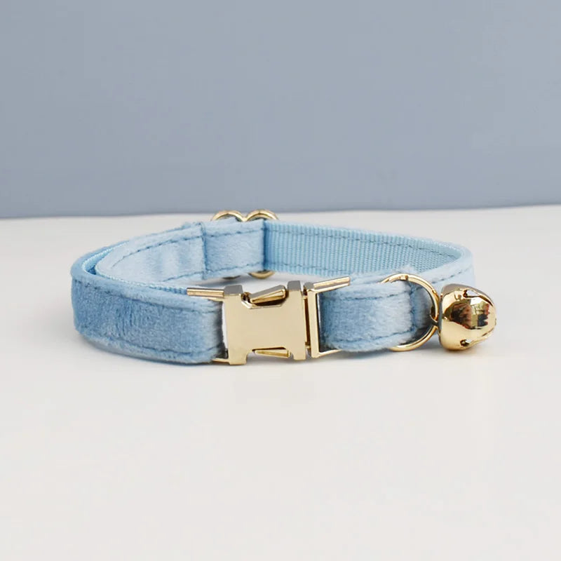 Pawfect Velvet Cat Collar - Matching Bowtie Available
