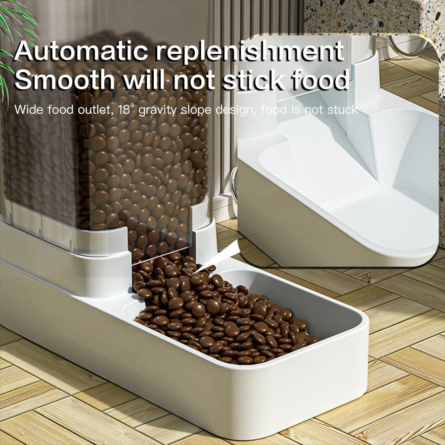 Pawfect Gravity Feeder & Water Dispenser – Automatic Food & Water Station for Pets