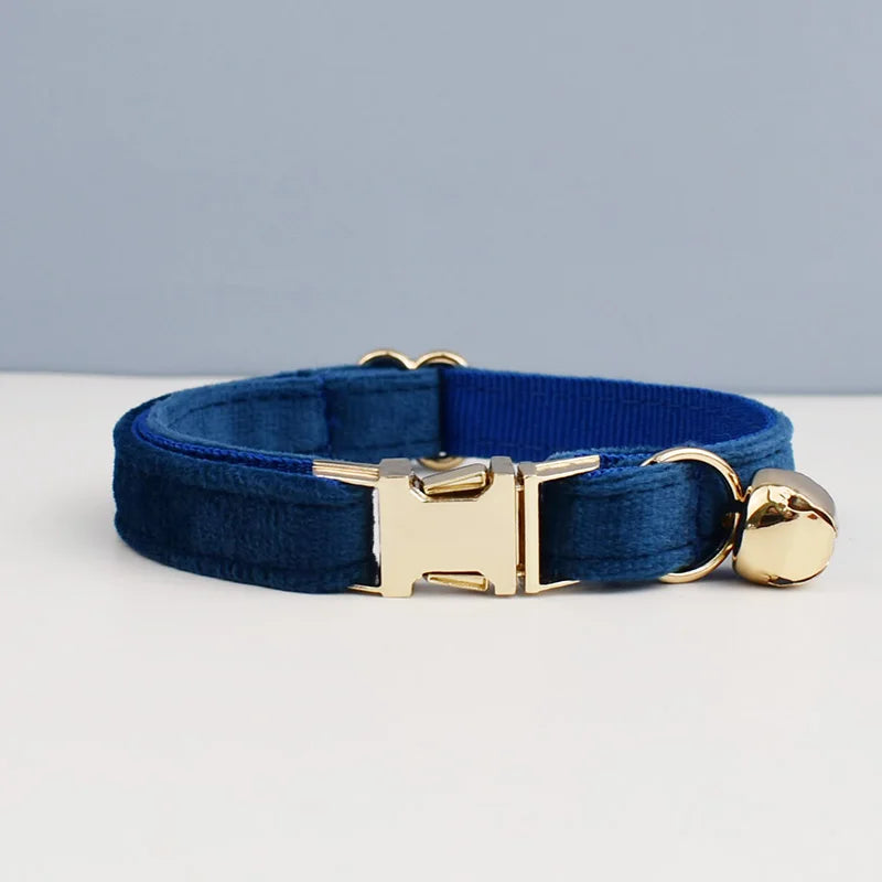Pawfect Velvet Cat Collar - Matching Bowtie Available