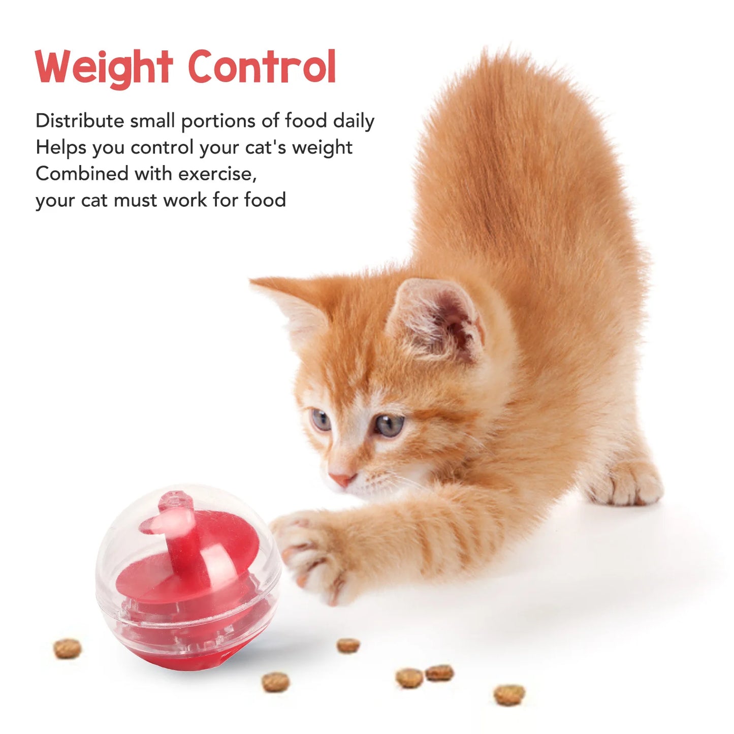 Pawfect Treat Dispensing Cat Puzzle Ball