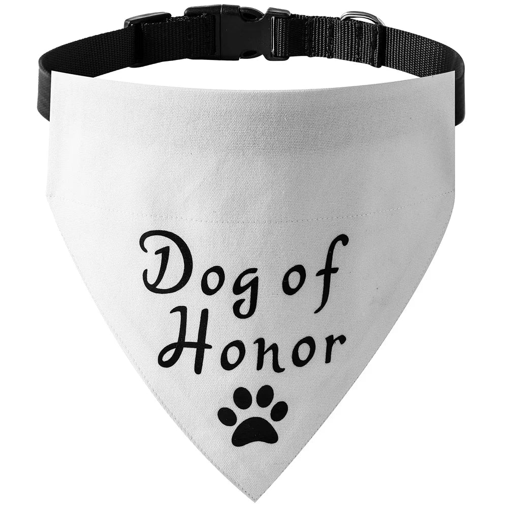Pawfect Wedding Themed Dog Bandana
