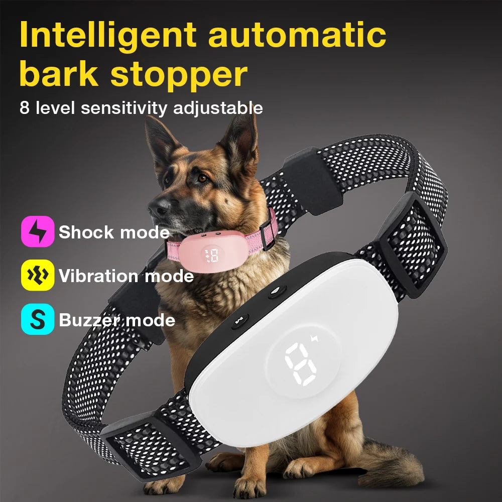 2025 Smart Anti-Bark Dog Training Collar