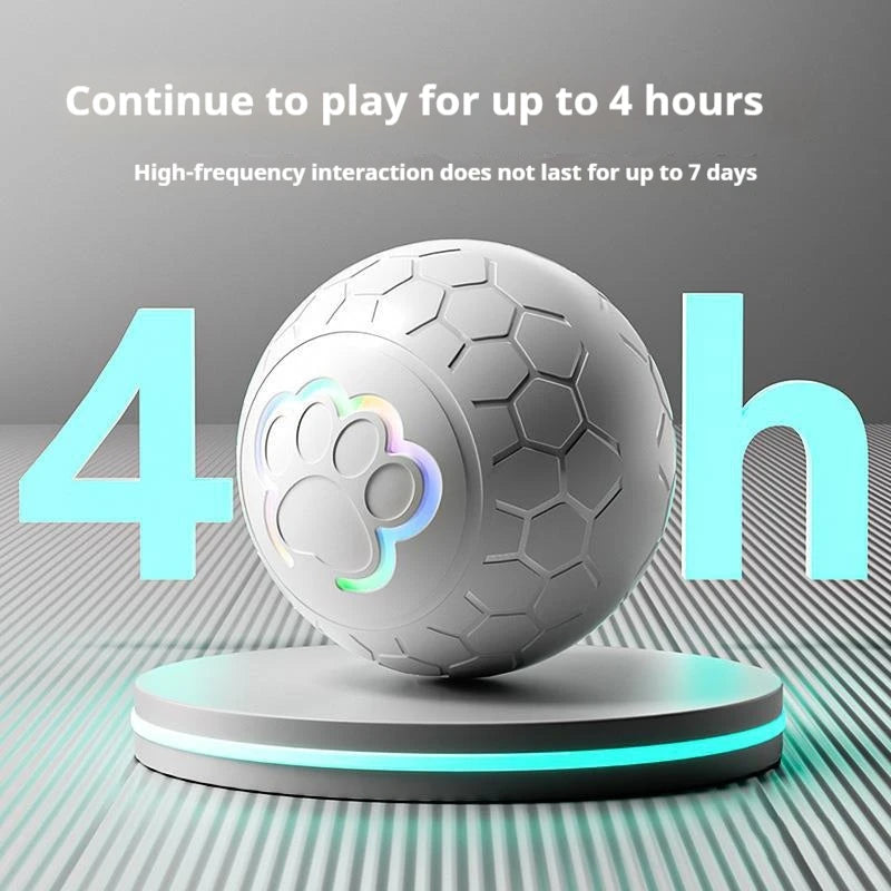 Pawfect Rechargeable LED Bouncing Ball – Ultimate Interactive Fun for Dogs & Cats!