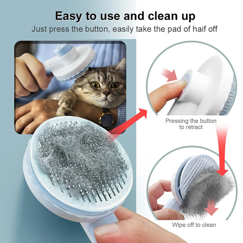 Pawfect Grooming Brush with Ears - Self Cleaning