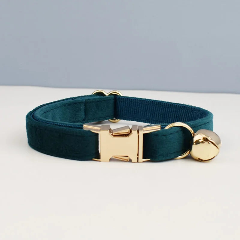 Pawfect Velvet Cat Collar - Matching Bowtie Available