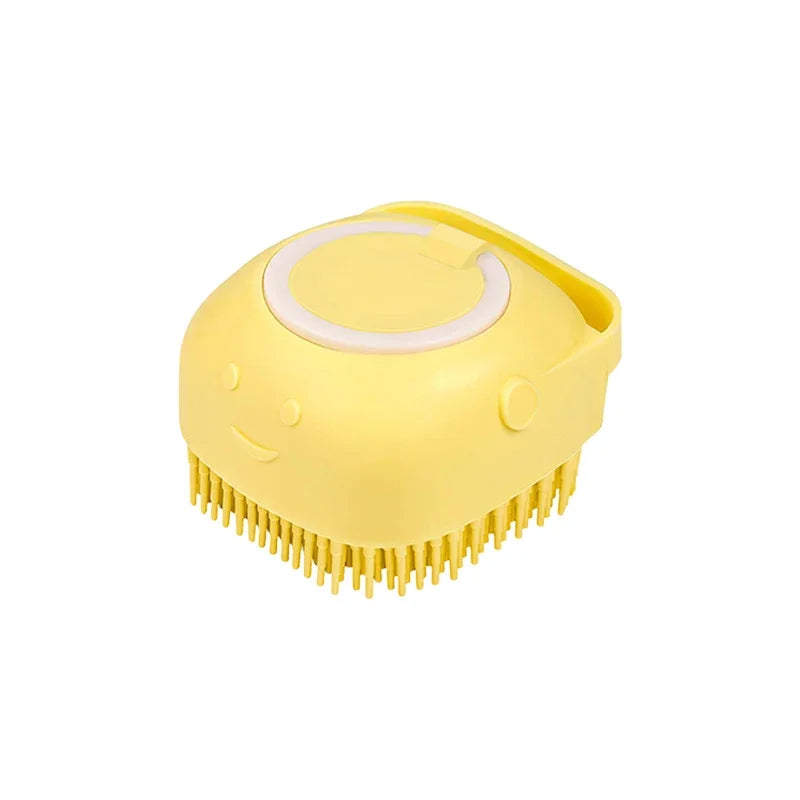 Pawfect Pet Bathing & Massage Brush with Shampoo Dispenser