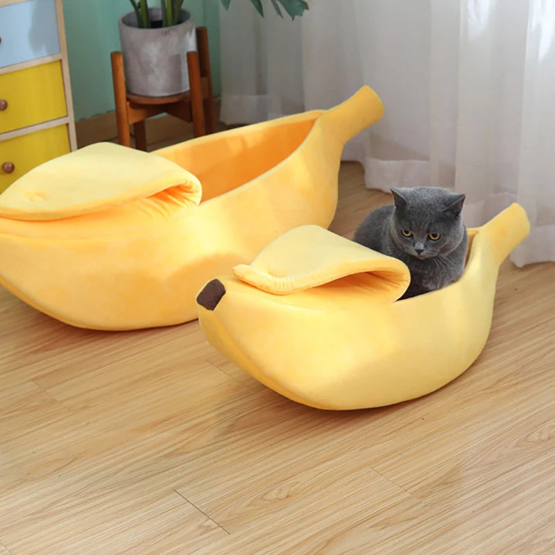 Pawfect Banana Bed