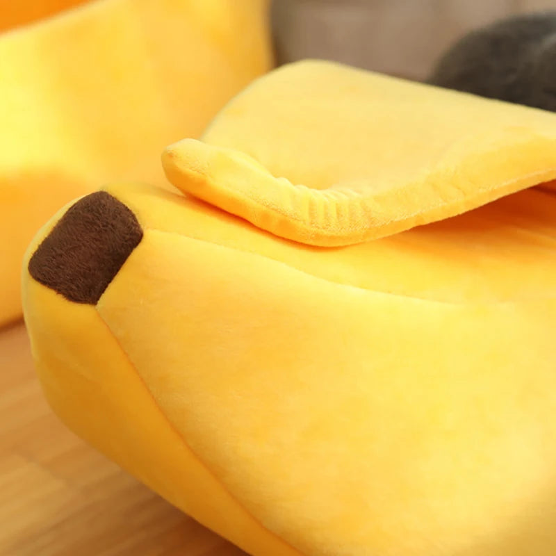 Pawfect Banana Bed