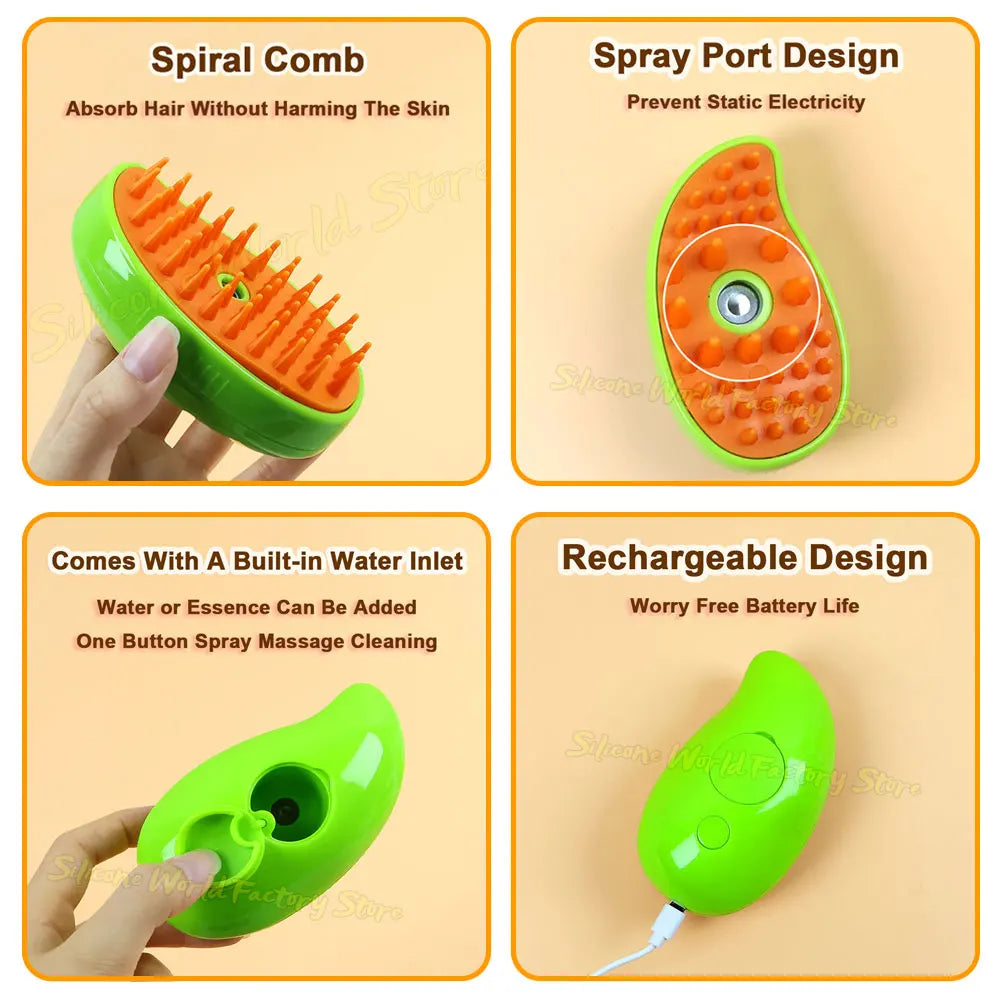 Pawfect Steam Brush