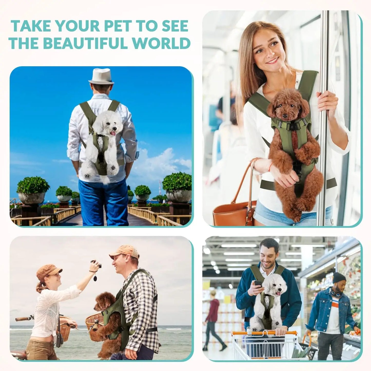 Pawfect Adjustable Pet Front Carrier Backpack