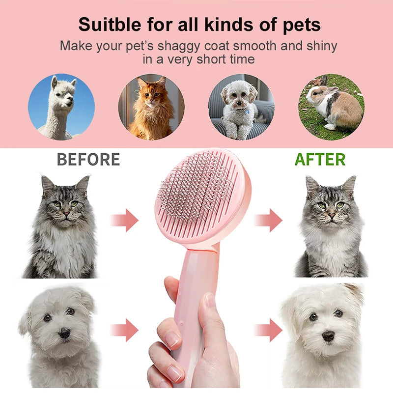 Pawfect Grooming Brush with Ears - Self Cleaning