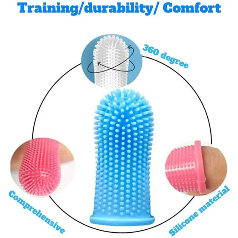 Pawfect Textured Silicone Finger Toothbrush