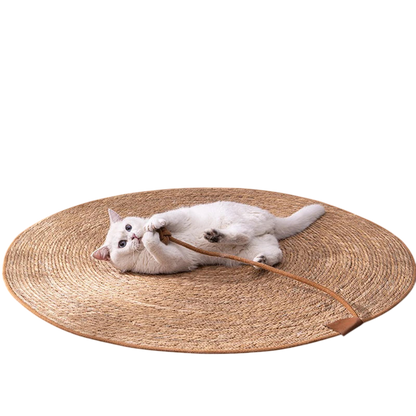 Pawfect Cat Scratcher Rattan Mat