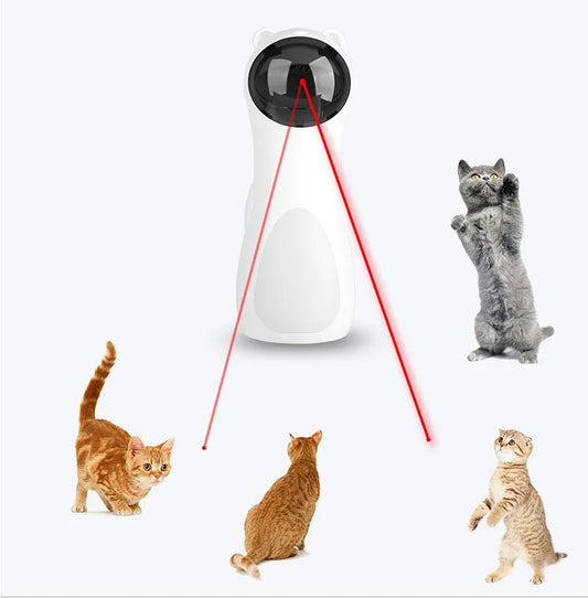 Pawfect Laser Chase – Automatic Interactive Cat Laser Toy (USB/AA Powered)