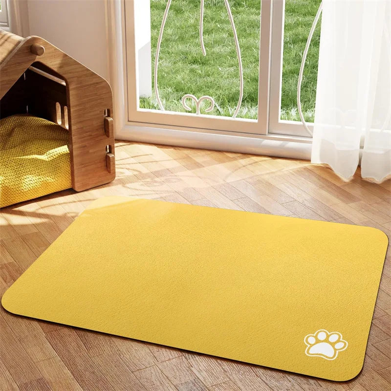 Pawfect Smooth Pet Feeding Mat – Absorbent, Anti-Slip & Quick-Dry