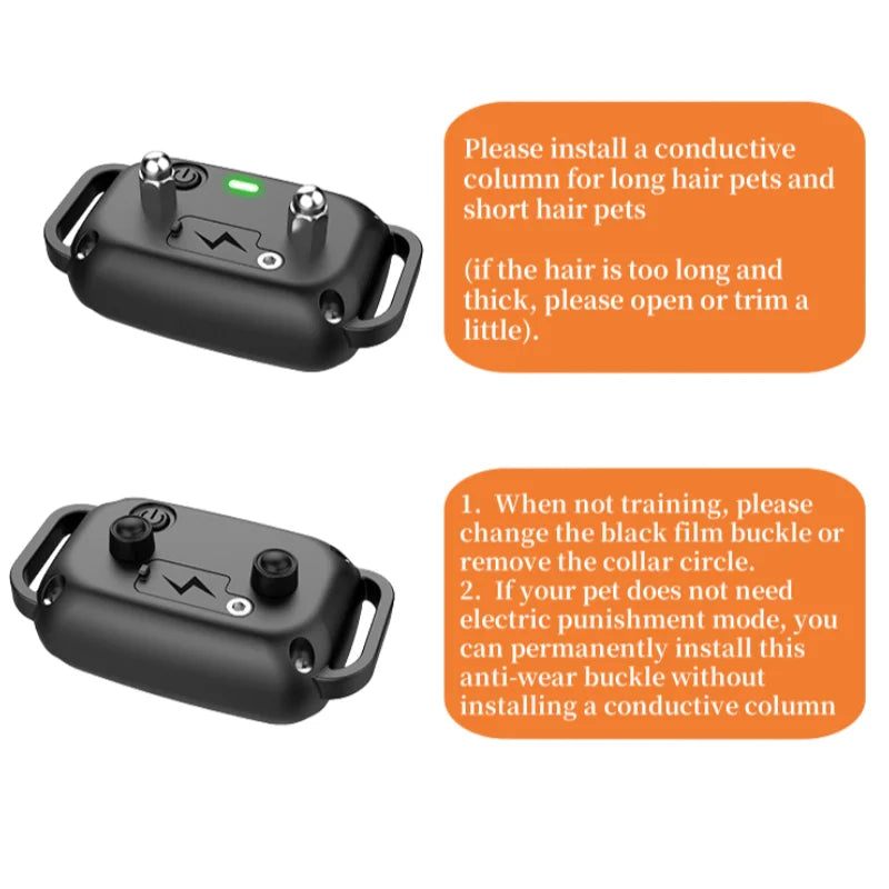 Remote Dog Training Collar – Dual-Dog Control with Beep & Vibration | 800M Range