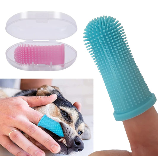 Pawfect Textured Silicone Finger Toothbrush