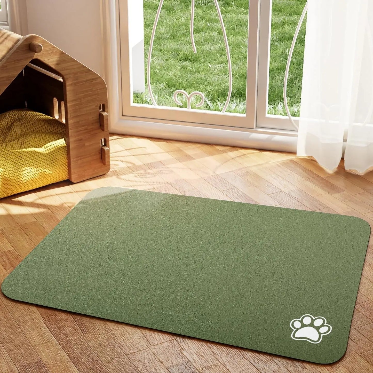 Pawfect Smooth Pet Feeding Mat – Absorbent, Anti-Slip & Quick-Dry
