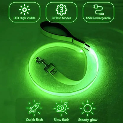 Pawfect LumiLeash - USB Rechargeable LED Dog Leash