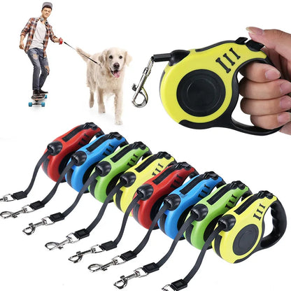 Pawfect Retractable Dog Leash – Tangle-Free Nylon Leash for Small & Medium Dogs