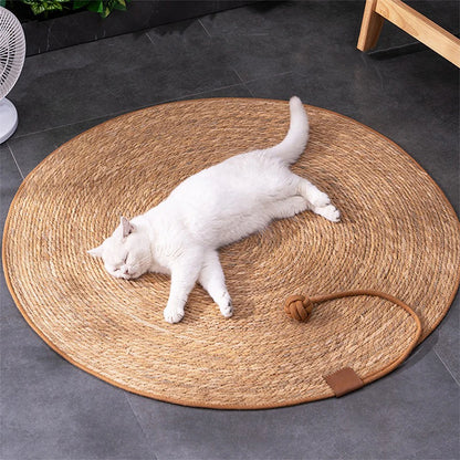 Pawfect Cat Scratcher Rattan Mat