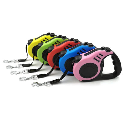 Pawfect Retractable Dog Leash – Tangle-Free Nylon Leash for Small & Medium Dogs