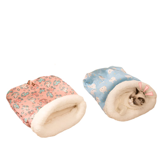 Pawfect Self-Heating Cat Sack Bed