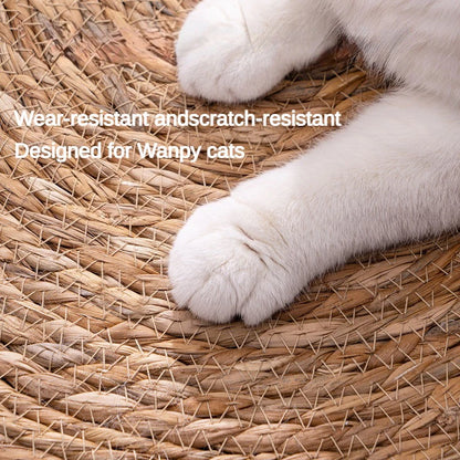 Pawfect Cat Scratcher Rattan Mat