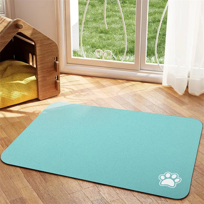 Pawfect Smooth Pet Feeding Mat – Absorbent, Anti-Slip & Quick-Dry