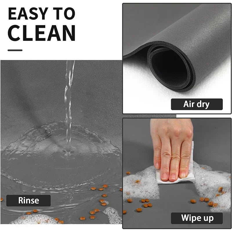 Pawfect Smooth Pet Feeding Mat – Absorbent, Anti-Slip & Quick-Dry