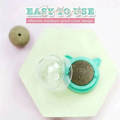 Pawfect Catnip Wall Balls – Natural Cat Mint Toys for Enrichment & Oral Health