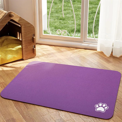 Pawfect Smooth Pet Feeding Mat – Absorbent, Anti-Slip & Quick-Dry