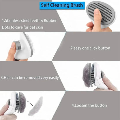 Pawfect Easy-Clean Grooming Brush