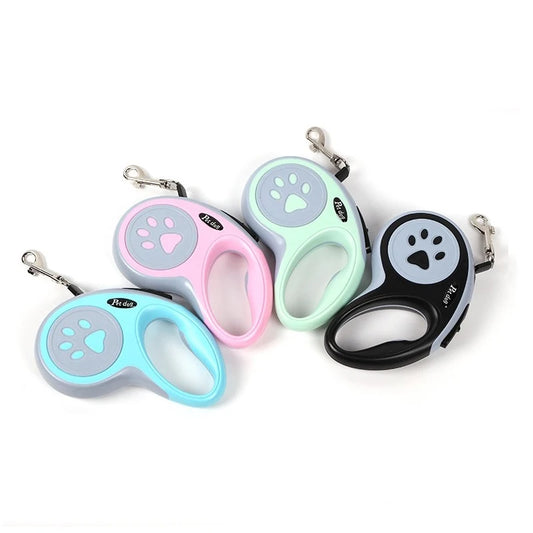 Pawfect Anti-Slip Retractable Dog Leash – Tangle-Free Nylon Leash for Small to Medium Dogs