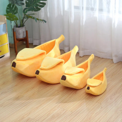 Pawfect Banana Bed